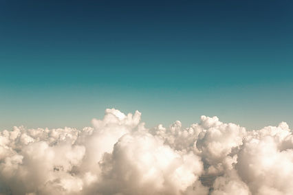 clouds, with yellow hue